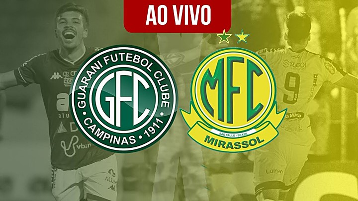 Mirassol x Guarani AO VIVO: assista online de graça ao jogo pela Semifinal da Taça Independência