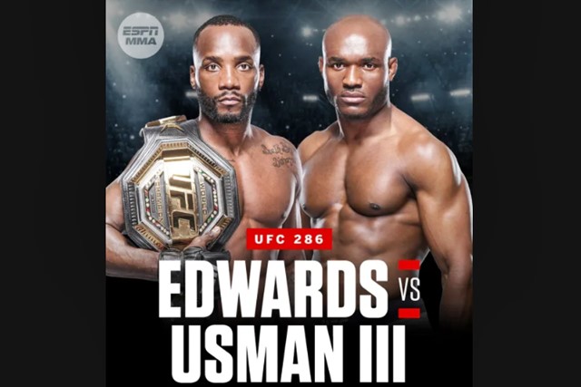 UFC 286 ao vivo online e de graça neste sábado combate entre Leon Edwards x Kamaru Usman