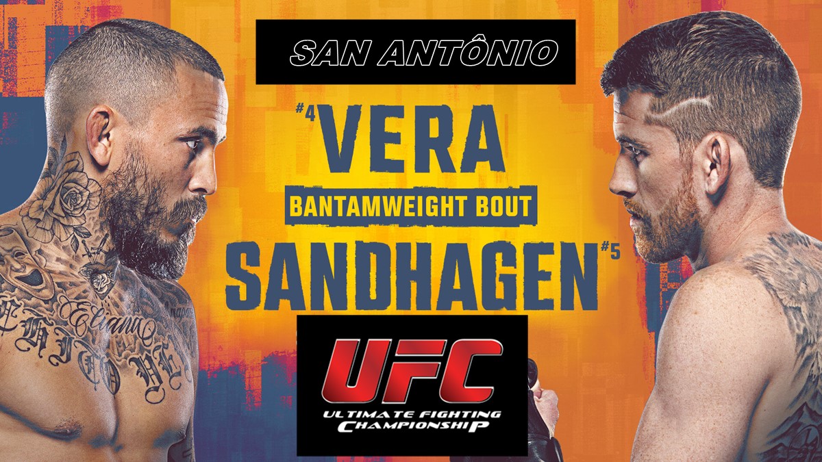 UFC ao vivo San Antonio, assista as lutas dos Brasileiros e ao UFC Marlon Vera vs Cory Sandhagen