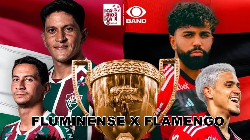 Link para assistir Fluminense x Flamengo ao vivo de graça pela Final do Campeonato Carioca