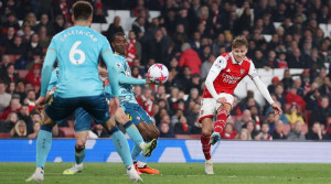 Gols de Arsenal x Southampton: Arsenal tropeça em casa e perde chance de aumentar distância na liderança