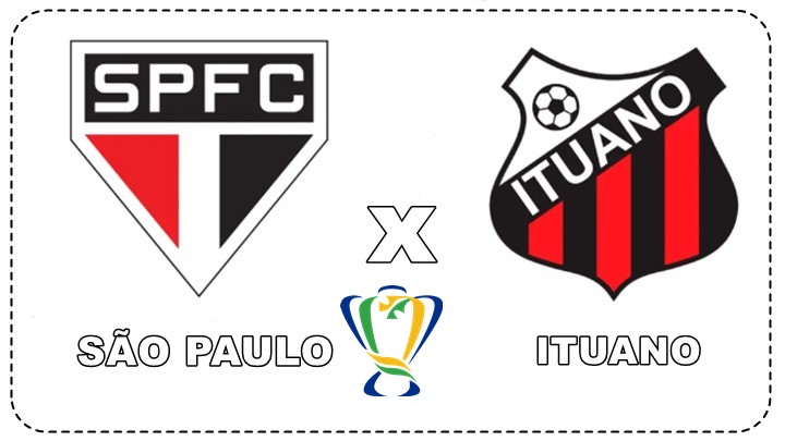 Transmissão de São Paulo x Ituano ao vivo: onde assistir na TV e online ao jogo da Copa do Brasil