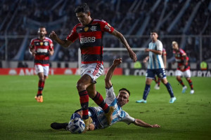 Flamengo empata com o Racing na Argentina; confira os gols da partida