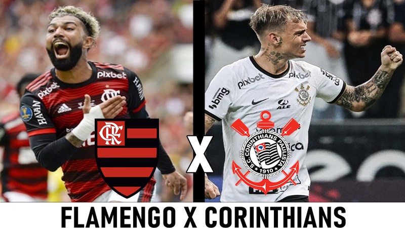 Onde assisrtire Flamengo x Corinthians ao vivo e online pelo Brasieirão