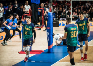 Melhores momentos de Brasil 3 x 1 EUA pela Liga das Nações de Vôlei Masculino 2023