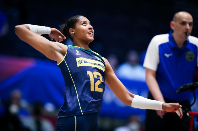 Melhores momentos de Brasil e República Dominicana pela Liga das Nações de Voleibol Feminino
