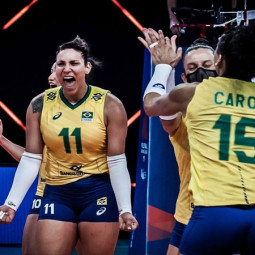 Onde assistir ao volei feminino Brasil x Sérvia ao vivo pela Liga das Nações