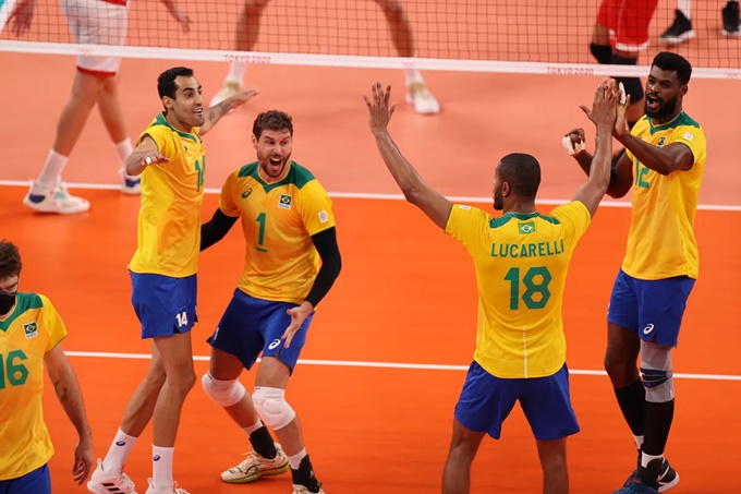 Vôlei Brasil x Bulgária ao vivo pela Liga das Nações de Vôlei Masculino 2023.