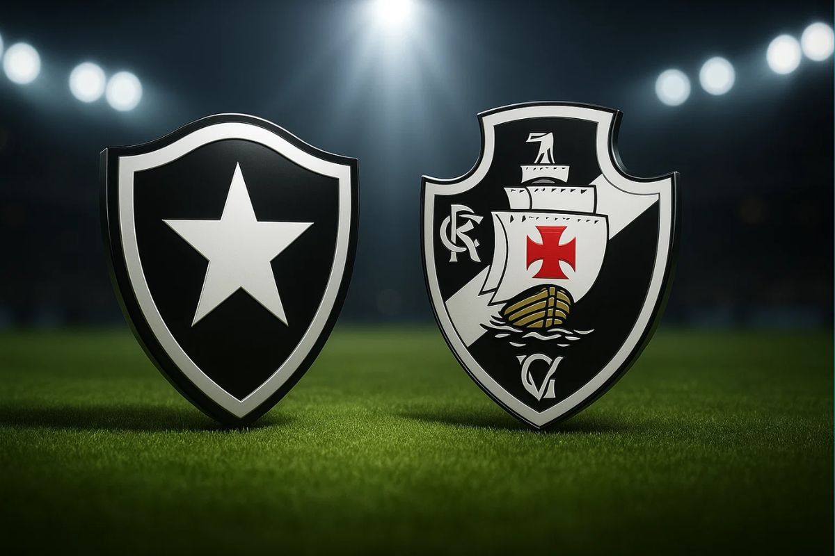 Escudos do Botafogo x Vasco