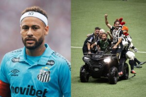“Procurando o Ney”: Atlético-MG ironiza Neymar em redes sociais após eliminar o Santos na Copa Sul-Americana