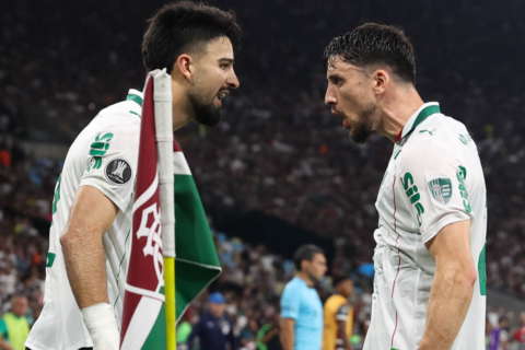 Palmeiras não dá chance para o Fluminense e larga na frente na 1ª semifinal da Libertadores